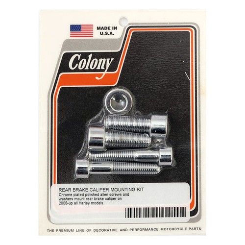 Chrome rear brake - rear, bolt