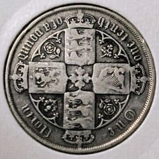 1880 Florin Pre 1920 Silver