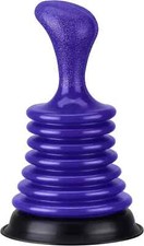Luigi's Mini Plunger for Bathroom Kitchen Sink Bath & Plunger, Blue