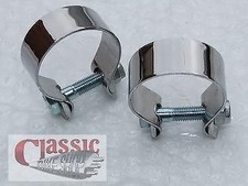 1 5/8" 42mm Exhaust clamps BSA Triumph