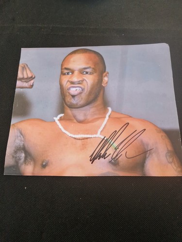 Mike tyson genuine signed - mike,
