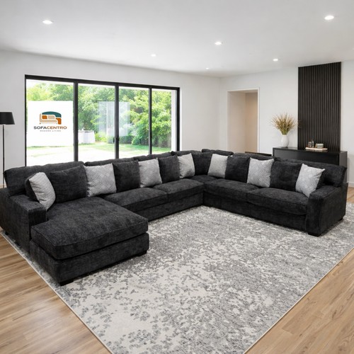 Luxury large shaped corner - large, u-shaped
