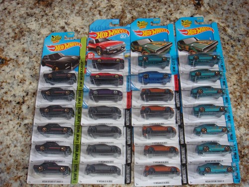 27pc hot wheels nissan skyline - 27pc,