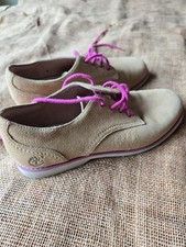 Tan Suede Timberland Earthkeepers Millway Oxford with Pink Laces - Women's Size