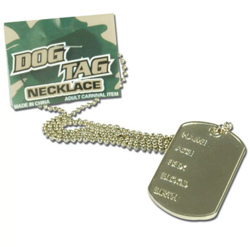 Dog tag silver - dog,