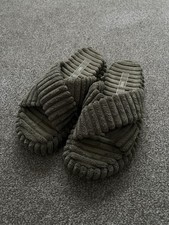 Zara Khaki Towelling Sandal