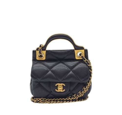 Chanel top handle chain bag - chanel,