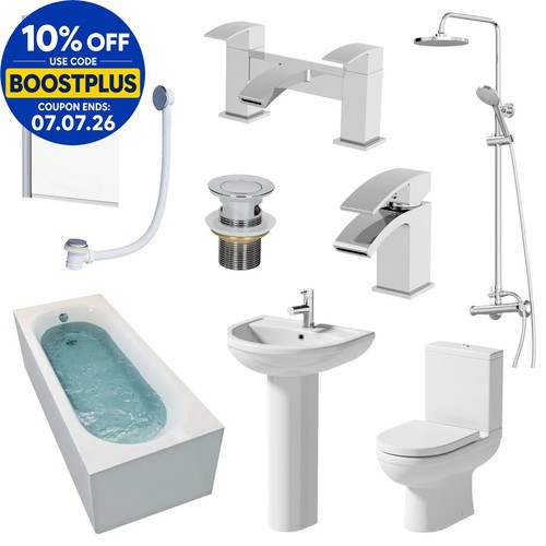 Complete bathroom suite - suite, 1700mm
