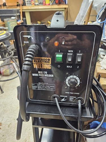 Used mig welder and cart - used,