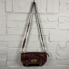 Fossil Brown Leather Crossbody