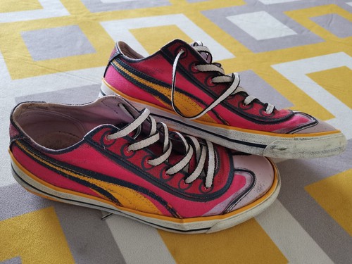 Women puma pop art low - pop, top