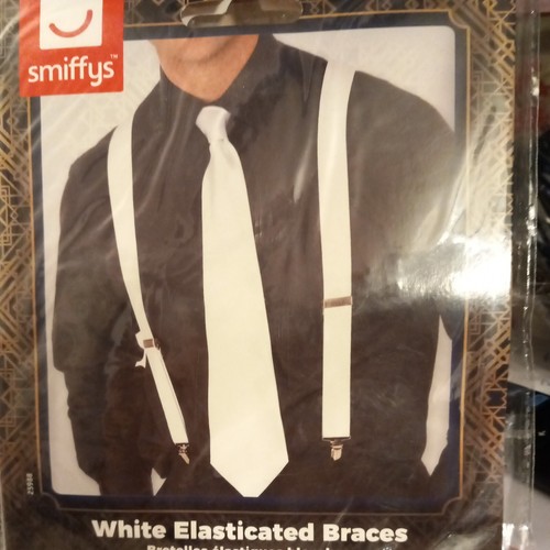 Gangster white braces 40s 50s - gangster,
