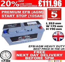 AUDI 019 Car BatterY VRLA AGM