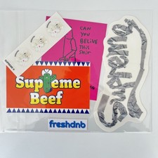 Supreme 4 Sticker Pack Ss25