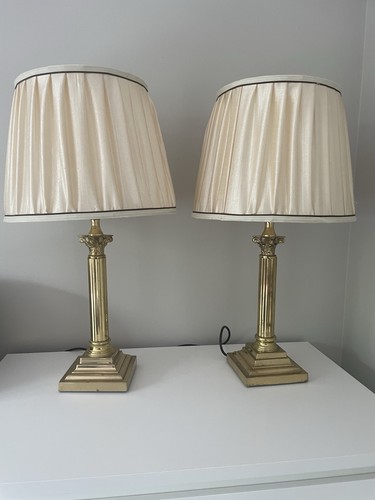 Pair vintage brass - pair,