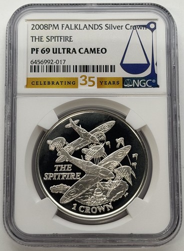 2008 falklands silver proof - 2008, uk