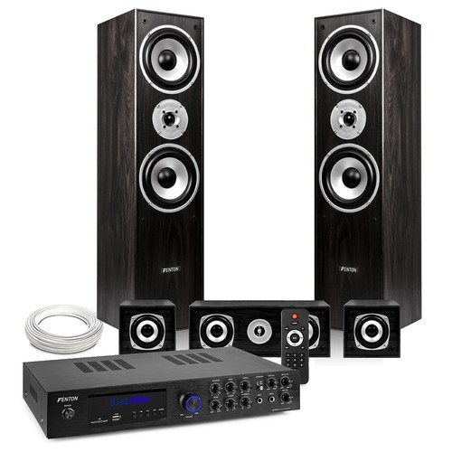Hf5b black surround sound - 5.0,