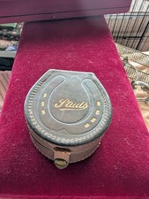 Vintage Leather Embossed Stud