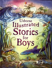 Usborne illustrated stories for boys (HardBack) - FREE Shipping