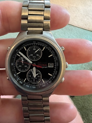 Seiko titanium racing - seiko,