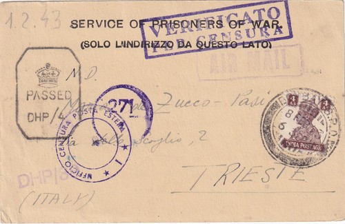 1943 india ww2 pow - india,