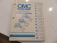 OMC Stern Drive Service Manual  1980    P# 982884 Various HP's  Nice Manual