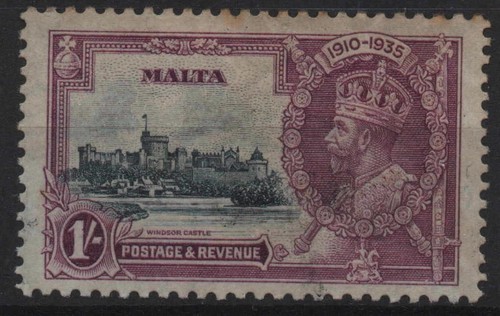 Malta kgv silver jubilee - silver, 1