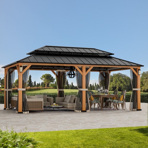 Outdoor hardtop gazebo - hardtop,
