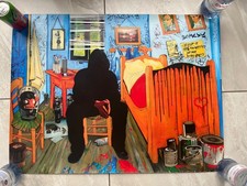 Mr Brainwash Banksy Van Gogh Vincent Vandal lithograph print poster street art 