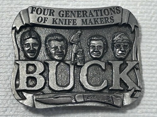 Buck knives belt buckle four - belt,