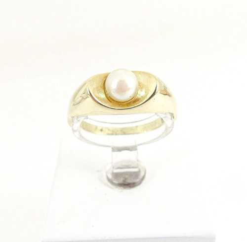 14ct gold pearl - 14ct, ring