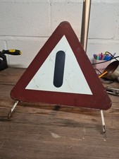 Vintage Folding Metal Warning Triangle Vintage Car