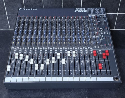 Soundcraft spirit fx16 - soundcraft,