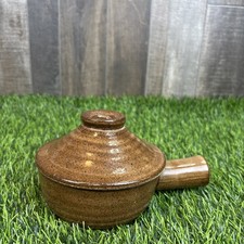 Vintage Brown Stoneware Mini