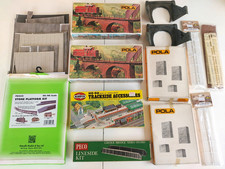 OO Gauge AIRFIX / PECO / POLA - Bridges / Station Platforms / Lineside Buildings