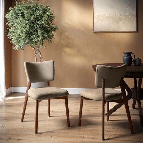 Set beige faux - set, leather