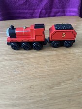 Thomas The Tank Engine & Friends Wooden Railway Train - JAMES -