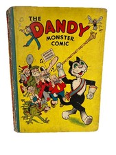 The Dandy Monster Comic 1941 Book D.C Thomson Annual War Time Issue RARE