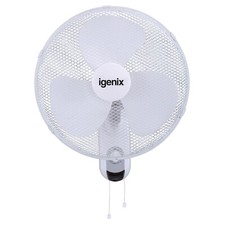 16" Wall Mounted Fan 3 Speed