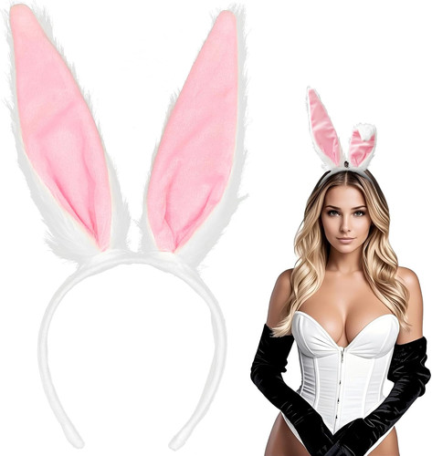Bunny ears headband plush - bunny,