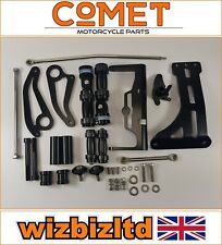 Comet Black Forward Controls Suzuki VS 1400 Intruder 1987-2004 FSSU02BK