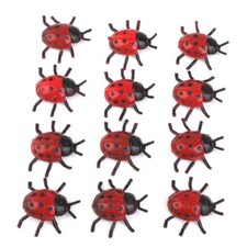 12PCS Plastic Ladybird Ladybug