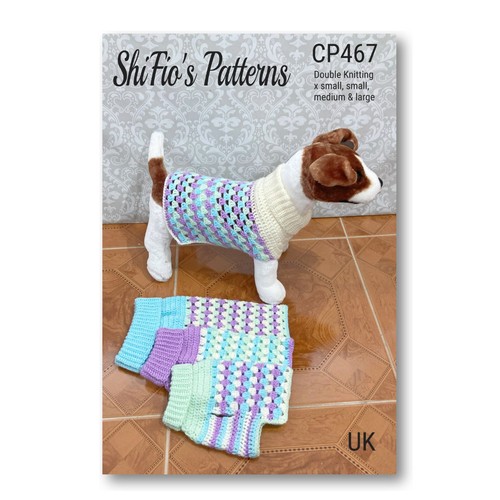 Crochet pattern for dog coat - dog,