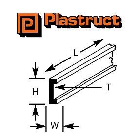 Plastruct channel section - channel,