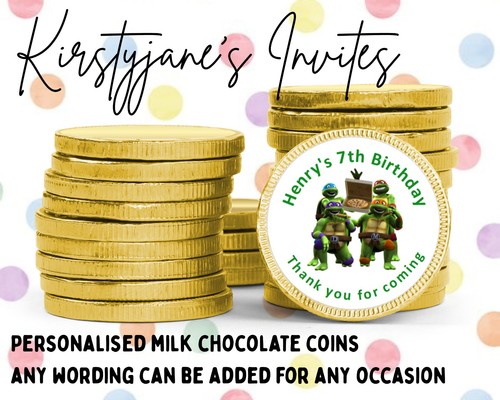Personalised chocolate coins - personalised,
