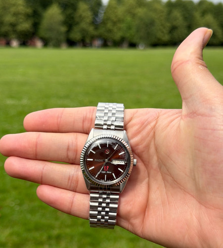 Rado purple horse brown - rado, dial
