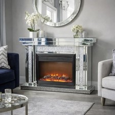 NEW Crushed Crystal Fireplace