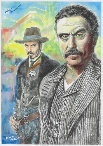 Walt howarth signed art - howarth,