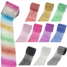 24 Row Diamante Effect Mesh