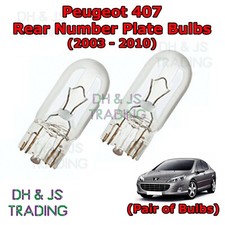 For Peugeot 407 Rear Number